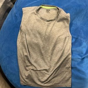 Girl athletic sleeveless top.